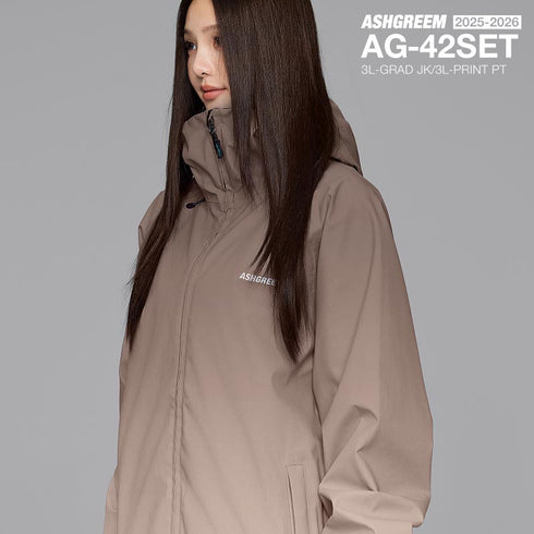 ASHGREEM (アッシュグリーム) 【予約商品】 25-26 スノーボードウェア 上下セット 3レイヤ フルシーム グラデーション ジャケット AG-42SET 耐水圧30000mm スノーウェア スノボウェア スキーウェア スノボーウェア 上下2点セット セットアップ パンツ メンズ レディース 新作